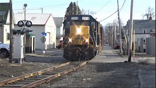 "Street Running, Switching & Shove Moves" NYS&W Utica Branch