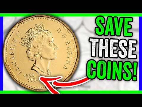 10 RARE CANADIAN DOLLAR COINS WORTH MONEY - VALUABLE FOREIGN COINS TO LOOK FOR!!