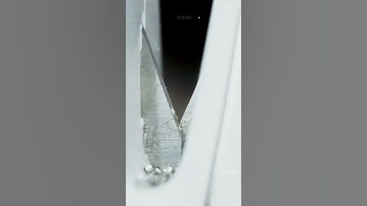 How knife sharpener works close up #urday #macro