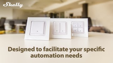 SHELLY WALL SWITCH FOR SMART RELAYS | Customizable wall switch