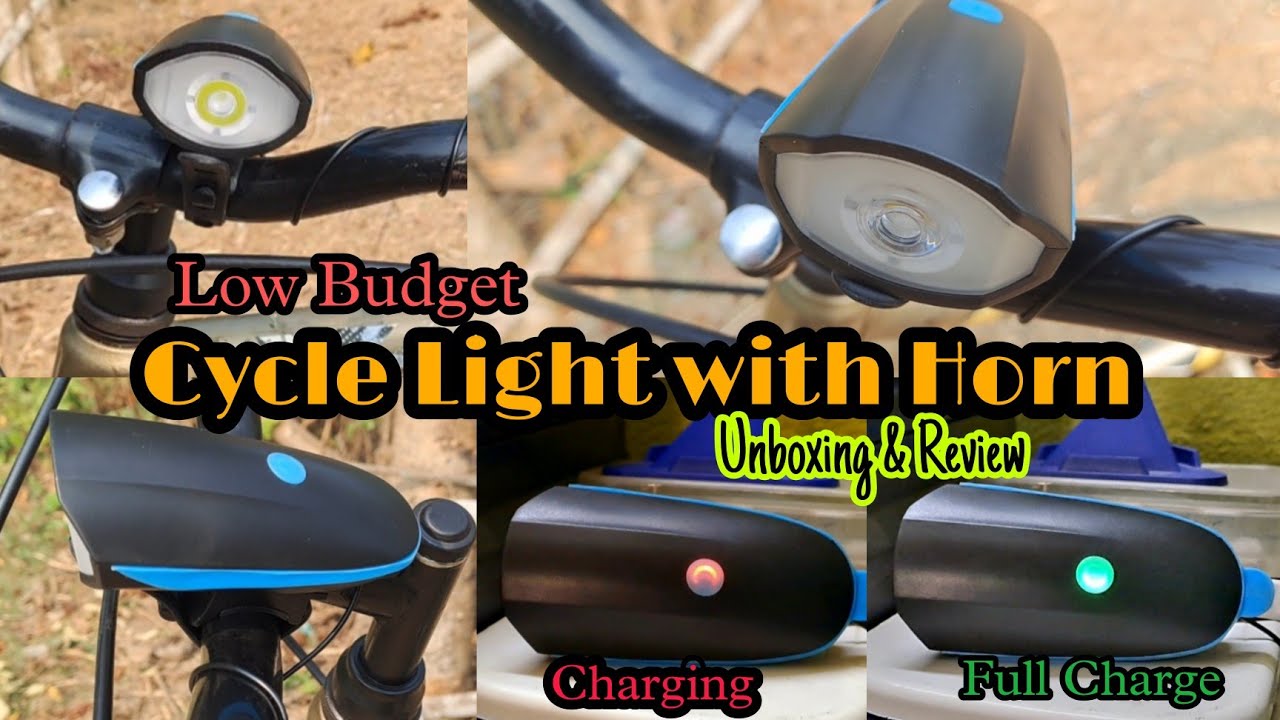 Best Cycle Light With Horn Cheapest Price Fitting Easily 