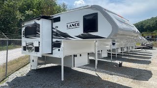 Perfect Offgrid Four Seasons Truck Camper! 2023 Lance 855s! Bathroom Accessible w/ Slide In!