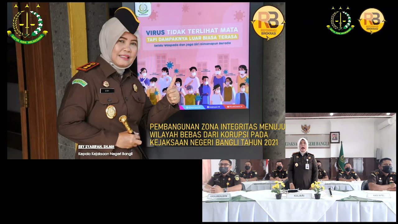 Video Pemaparan Kejari Bangli Menuju WBK Tahun 2021 (Updated)