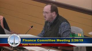 Finance Committee- 2 -26- 2019