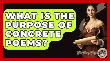What Is The Purpose Of Concrete Poems? - The Prose Path