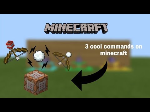 Minecraft:3 Cool Commands That You Can Build Easly - YouTube