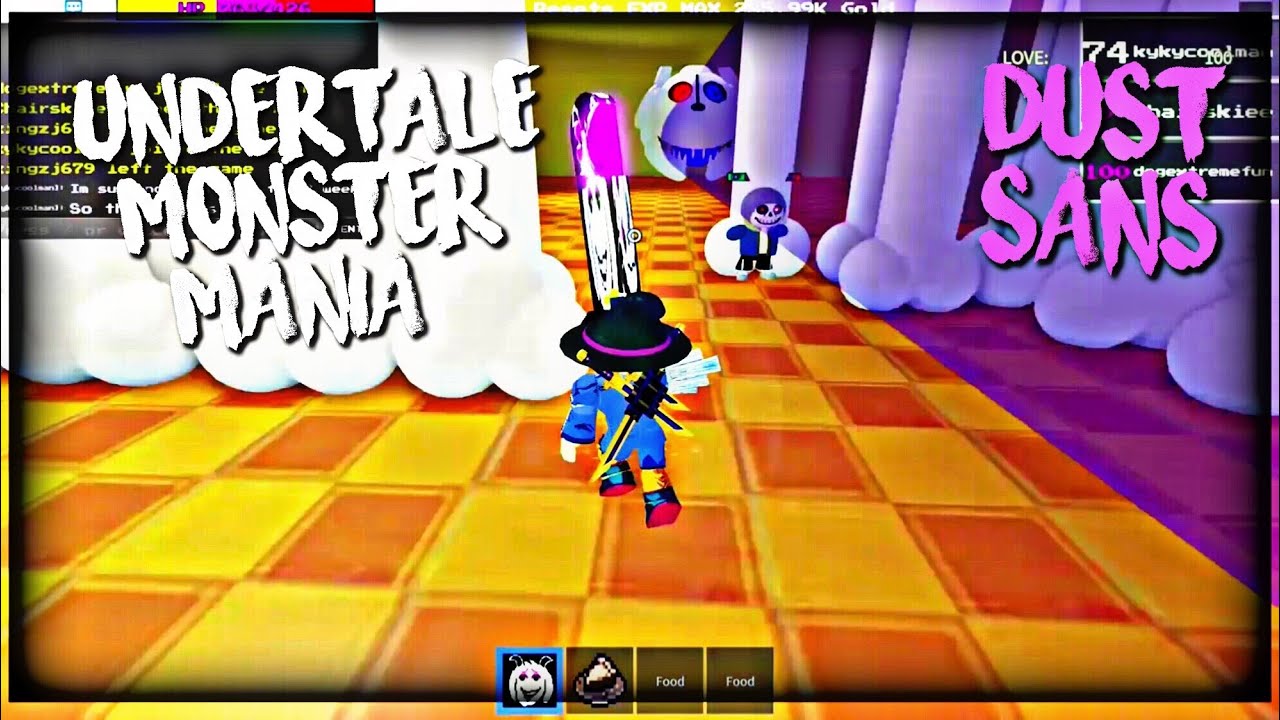 Roblox Undertale Monster Mania Dust Sans Underfell Toriel - toriel roblox