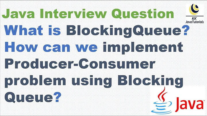 What is BlockingQueue ? How can we implement Producer Consumer problem using BlockingQueue ?