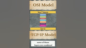 key differences between OSI model and TCP/IP Model || #osimodel #tcpipmodel #computernetworking