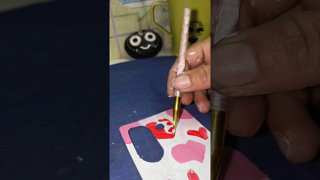 Paper colour painting for mobile cover 🎨|| 