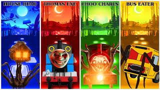Spider Thomas Train vs House Head vs Bus Eater vs Choo Choo Charles - Tiles Hop EDM Rush