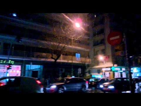 Χιονοπτωση Θεσσαλονίκη 17/2/2015