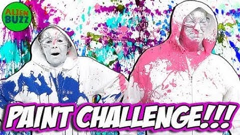 Super Splash PAINT Experiment In SLOW MOTION! | Official AlienBuzz TV