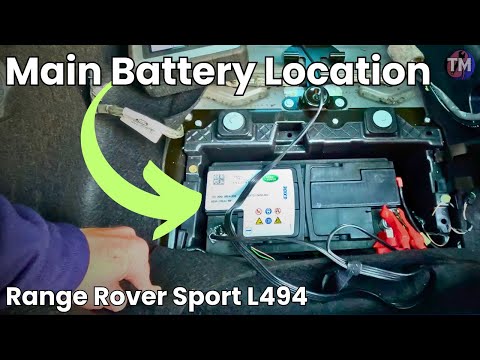 How to Replace the Battery on a Range Rover Sport L494 (Easy DIY)