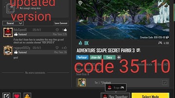 Bgmi wow Parkour map code 35110 | Adventure escape island parker | #bgmilive #bgmi #pubg #pubgmobile