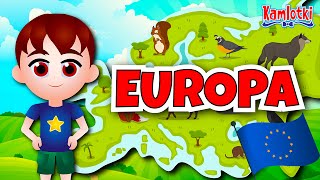 Kazio i Europa [Film edukacyjny dla dzieci] Kamlotki