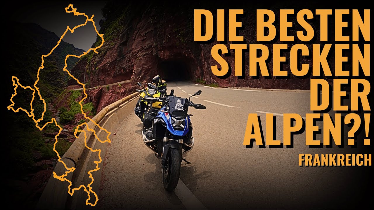 Die schönsten Motorradstrecken?! - Abenteuer Alpen : Frankreich | Cinematic 4k | Teil 2/2