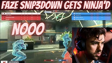 FaZe Snipe3down Gets Ninja