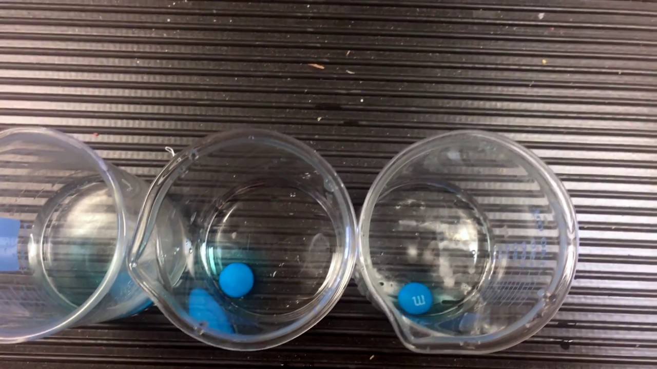 Dissolving M&Ms TCT - YouTube