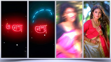 O Nesha Nesha Song Beat Sync Bengali Status Editing| Alight Motion Video Editing Bengali Song Status