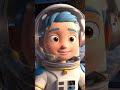 🚨 Emergency Space Reactor Repair ⏱️#shorts #LittleAstronautAdventures #animation