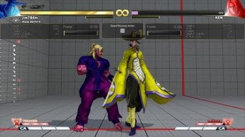 STREET FIGHTER V - Fang Corner Stun Sequence w/ V-Trigger 2