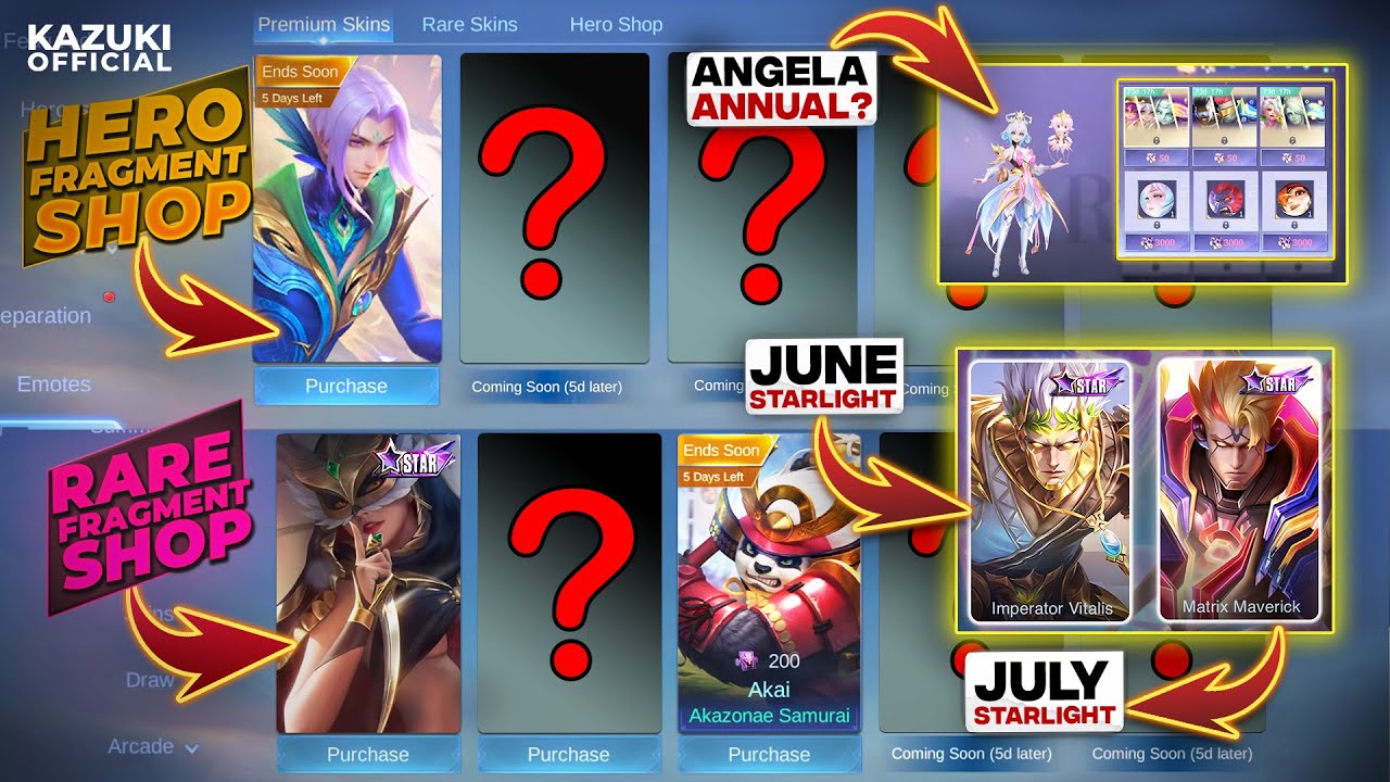 UPCOMING FRAGMENT SHOP & STARLIGHT SHOP UPDATES FOR THE MONTH OF JUNE ...