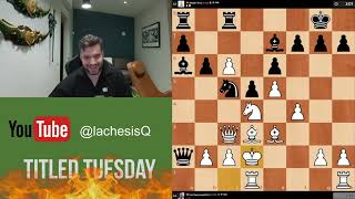 БЛИЦОР неплохой! GM Ян Непомнящий vs IM Ренато Терри #шахматы #chess #schach