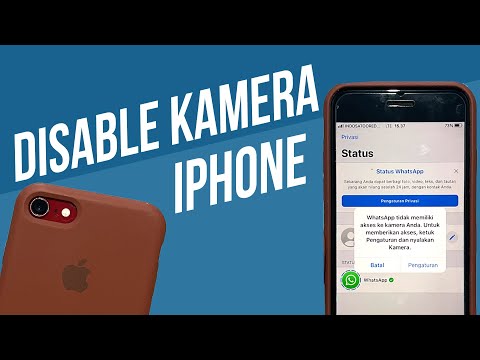 Video: Bagaimanakah cara untuk mematikan kamera pada iPhone XR saya?