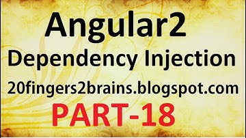 Angular 2 - Service and Dependency Injection