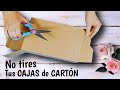 👉ESTO LO HICE CON UNA SIMPLE CAJA DE CARTON!!! IDEA UTIL 🔥