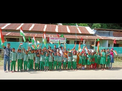 Azadi Ka Amrit Mahotsav was celebrated by students and teachers of Green Brook Academy,Hailakandi