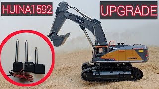 HOW TO UPGRADE #HUINA1592 RC EXCAVATOR using Arm Strength Servo