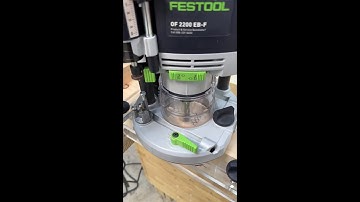 Watch how Dusty cuts out tenons with the OF 2200 router