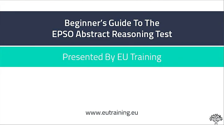 Beginner’s Guide To The EPSO Abstract Reasoning Test