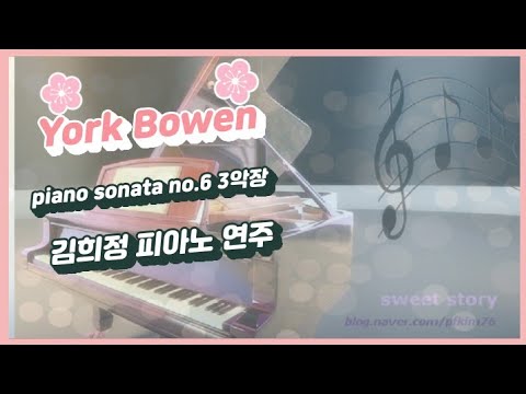 Bowen sonata No 6 3th movement