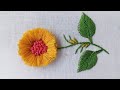 ববিন দিয়ে সহজ ফুল এমব্রয়ডারি শিখুন || Learn Easy Flower Embroidery With bobbin ||