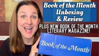 Book of the Month Book Reviews & Unboxing + New Book of the Month Literary Magazine!