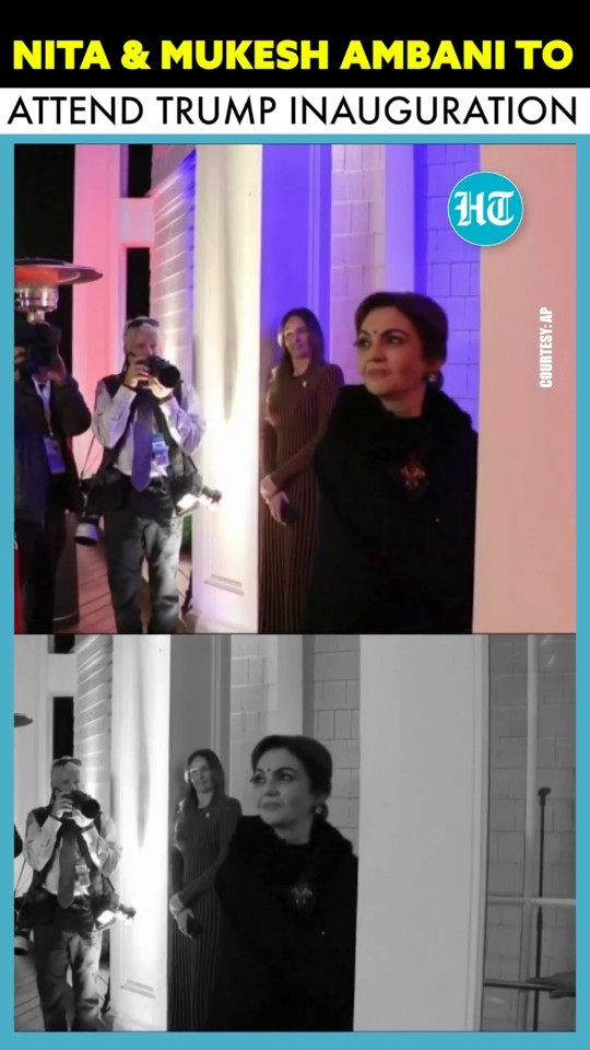Mukesh Ambani \u0026 Nita Ambani Arrive In US To Attend Trump Inauguration #shorts #us