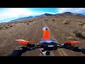 Crazy dirt bike Ride! GoPro (out of the garage)