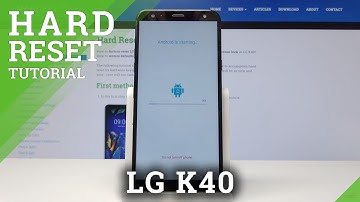 HARD RESET LG K40 - Factory Reset / Delete Content & Settings
