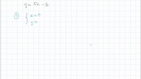Find two different sets of parametric equations for the given rectangular equation. (There are many…