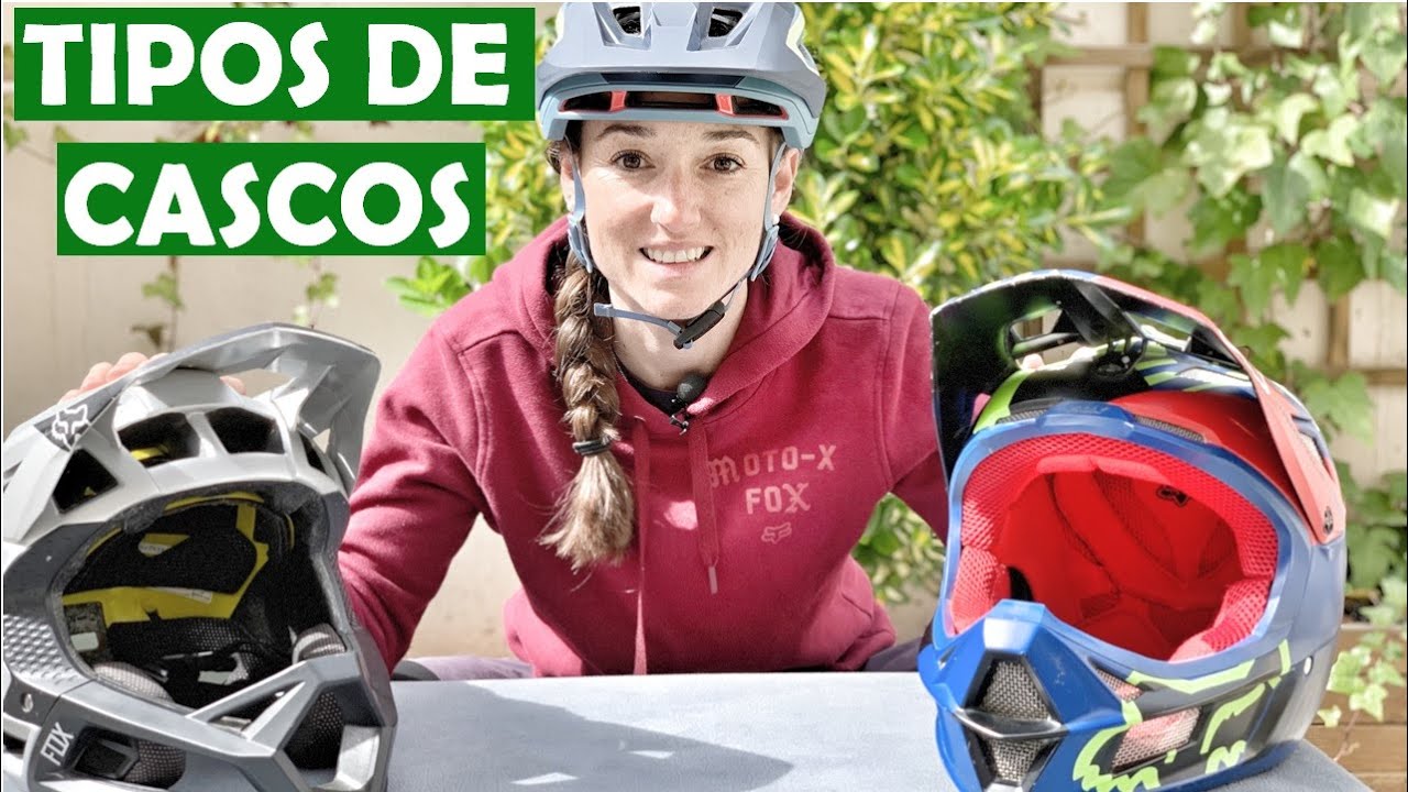 🤩Tipos de cascos de MTB (bicicleta de montaña): trail, all