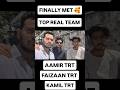 Finally Met Top Real Team TRT @TopRealTeam #aamirtrt