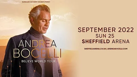 Andrea Bocelli Sheffield Arena Sunday 25 September...