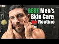 The best mens skin care routine for clear skin morning  night routine  how to have great skin