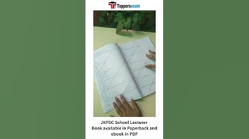 Jkpsc school lecturer test series I jkpsc school lecturer books #jkpsc #school #lecturer #exams