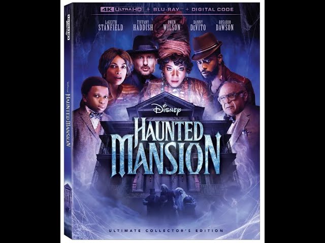Disney's Haunted Mansion (2023) 4K Ultra HD Unboxing (Disney