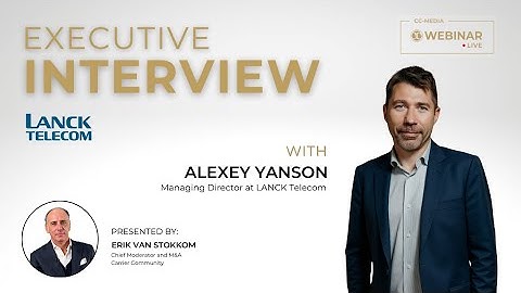 CC-Executive Interview with Alexey Yanson