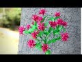 How to make a paper flower easy  myna innovative crafts